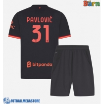Fotballdrakt Barn AC Milan Strahinja Pavlovic #31 Tredjedraktsett 2026-27 Kortermet (+ Korte bukser)